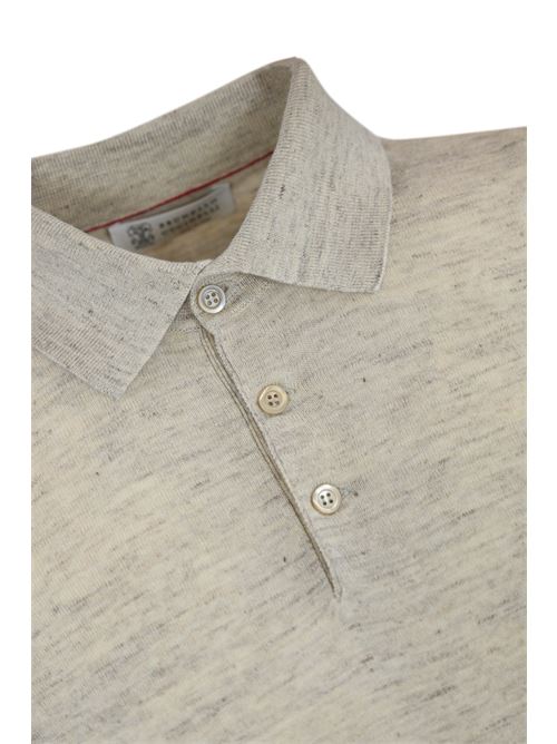 Polo in lino e cotone Juta BRUNELLO CUCINELLI | M2L00315C2438